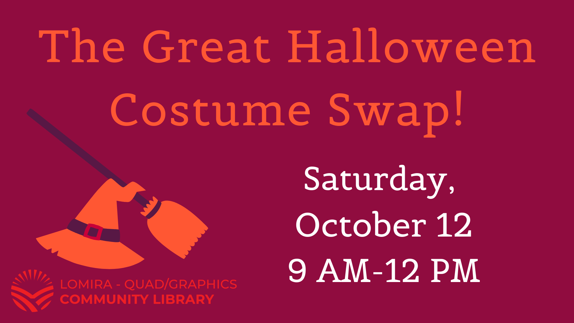 HalloweenCostumeSwap Lomira Quad/Graphics Community Library