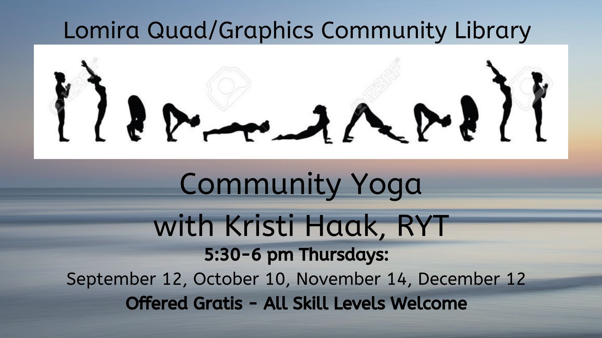 communityyoga2019 Lomira Quad/Graphics Community Library