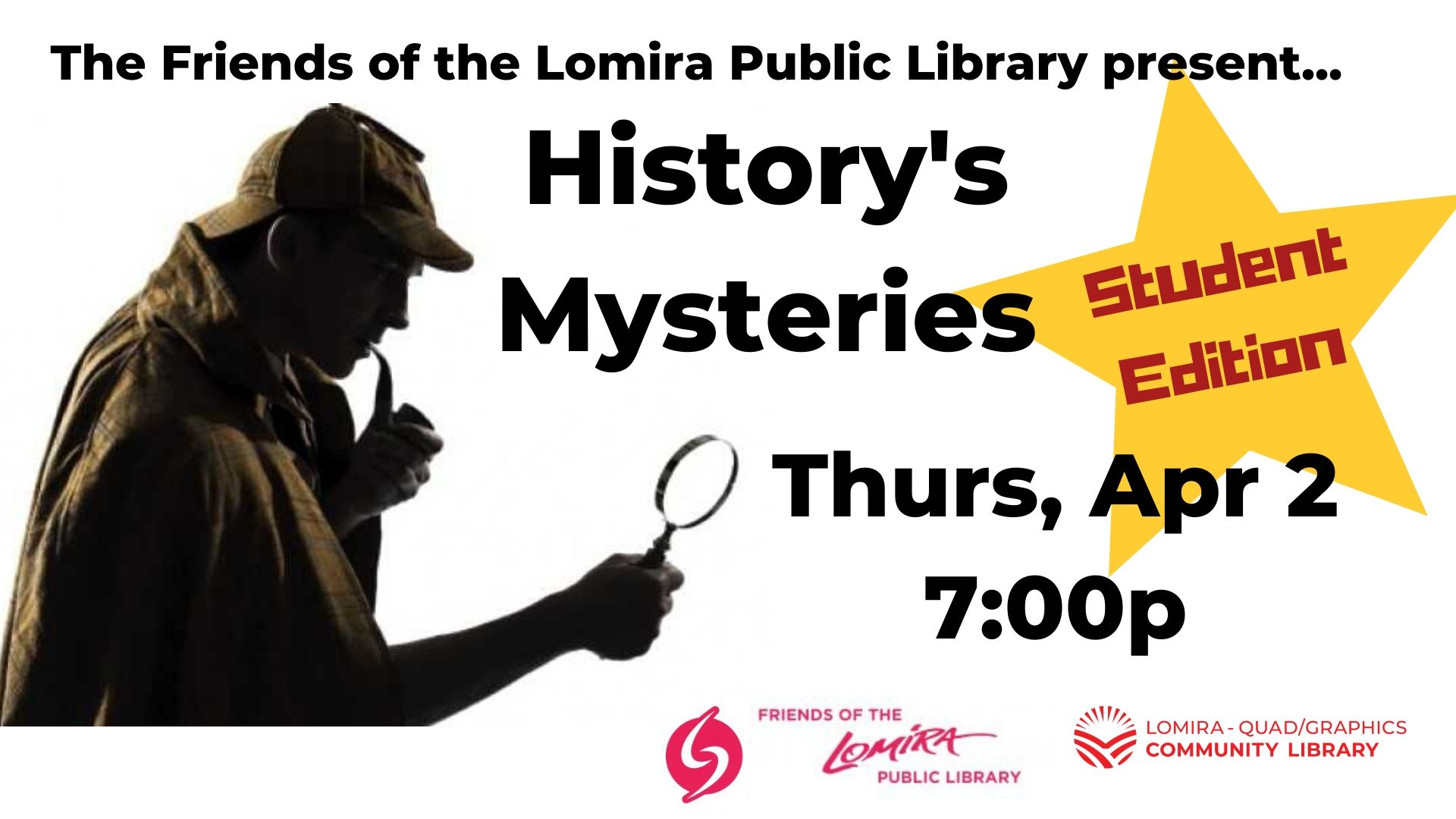 2020 Winter Spring Historys Mysteries Lomira Quad/Graphics Community