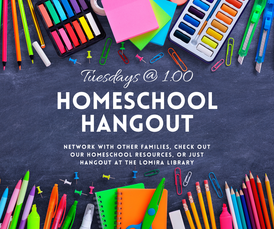 Homeschool hangout (1) Lomira Quad/Graphics Community Library